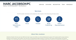 Desktop Screenshot of marcjacobson.com